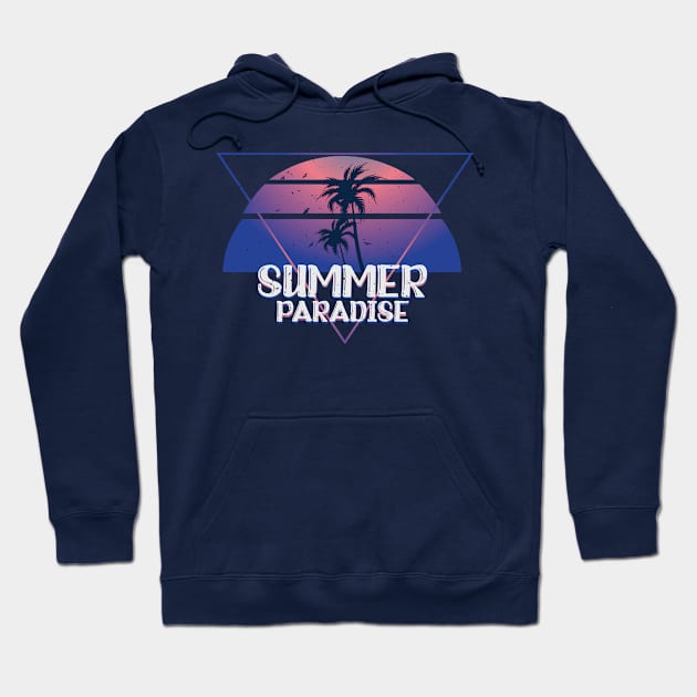 Summer Paradise Hoodie by Lifestyle T-shirts